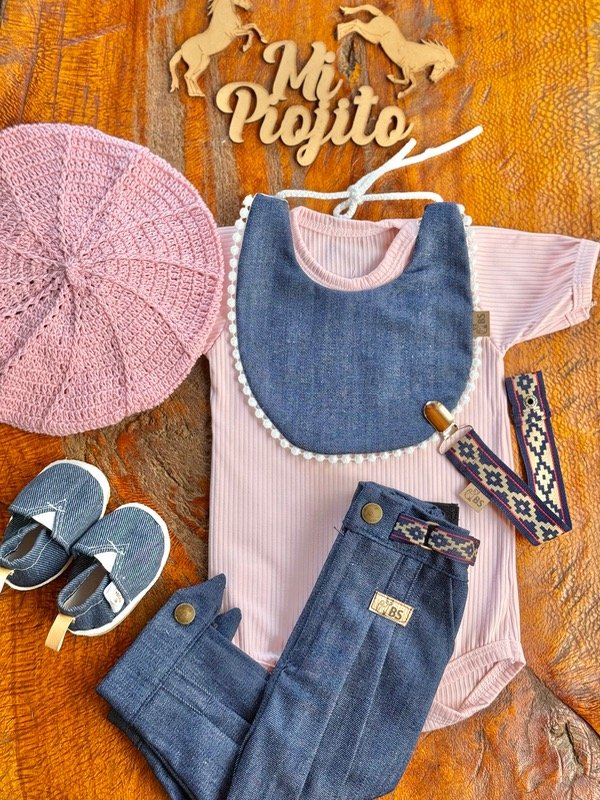 Producto - Conjunto Total Denim Nena 5 Piezas