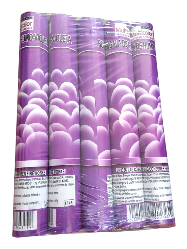 Producto - Bengala de Humo Morado (unidad)