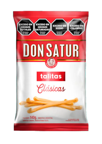 Producto - Talitas Don Satur 140gr sabor Clasico