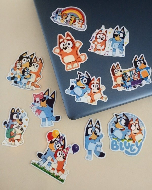 Producto - Stickers Bluey x10