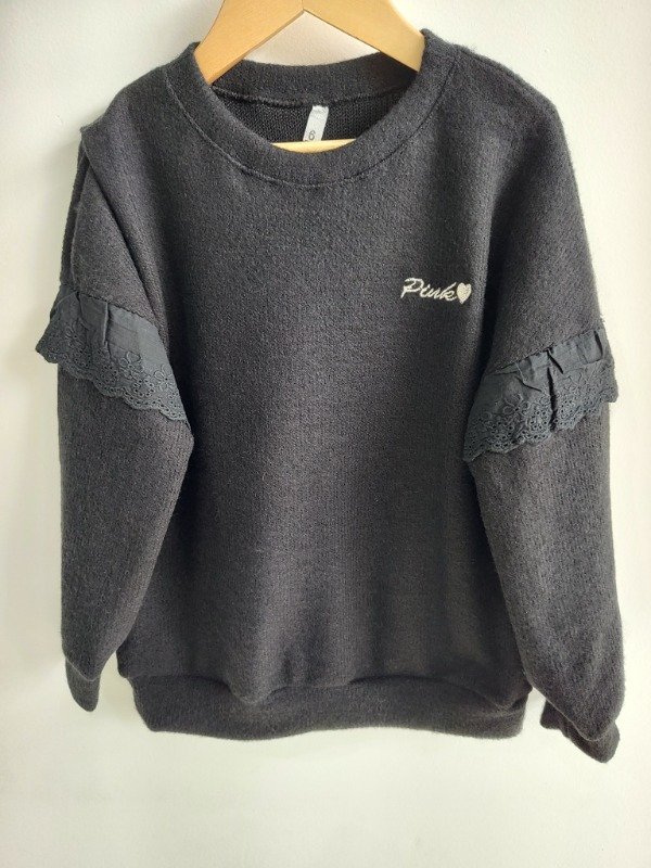 Producto - Sweter lanilla nena negro