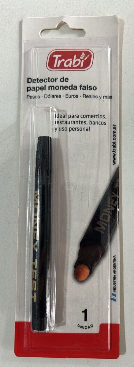 Producto - DETECTOR DE PAPEL MONEDA FALSO TRABI