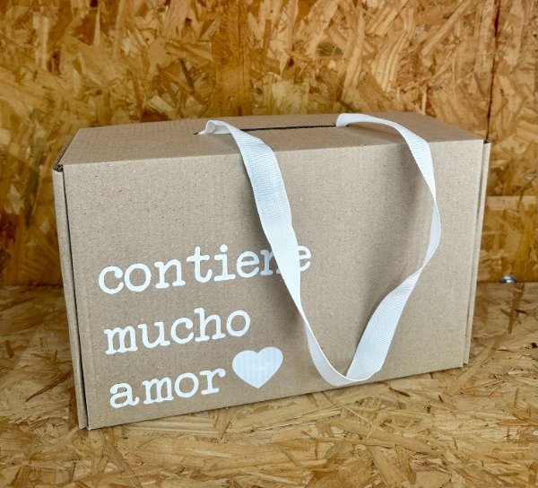 Producto - BOX MICRO CONTIENE AMOR  -COD CC123 18x10x28