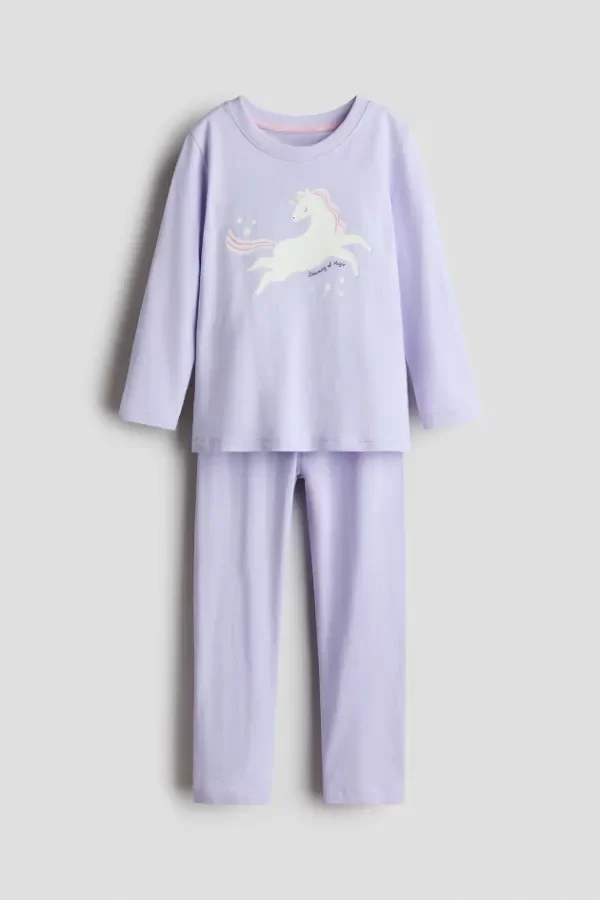 Producto - Pijama HyM unicornio lila - 0