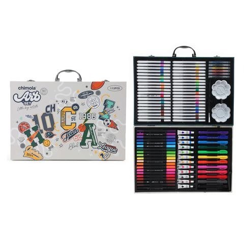 Producto - SET DE ARTE 113PZS UNIVERSITY BOY EN VALIJA 41X28X5CM