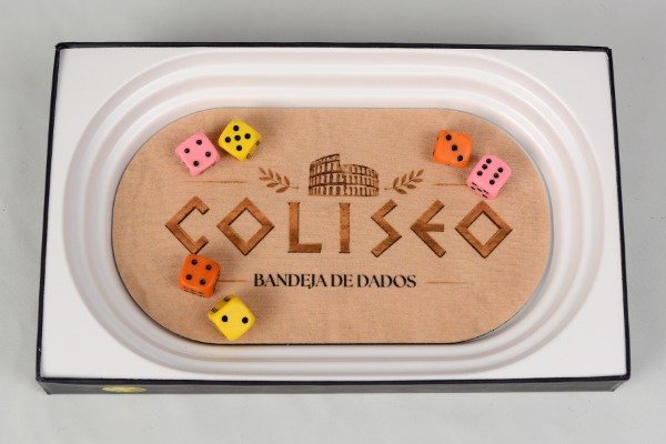 Producto - bandeja para tirar dados "Coliseo" - 1