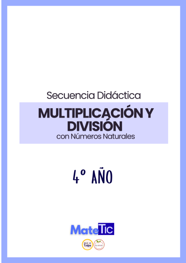Producto - Multiplicación y división con números naturales 4 año