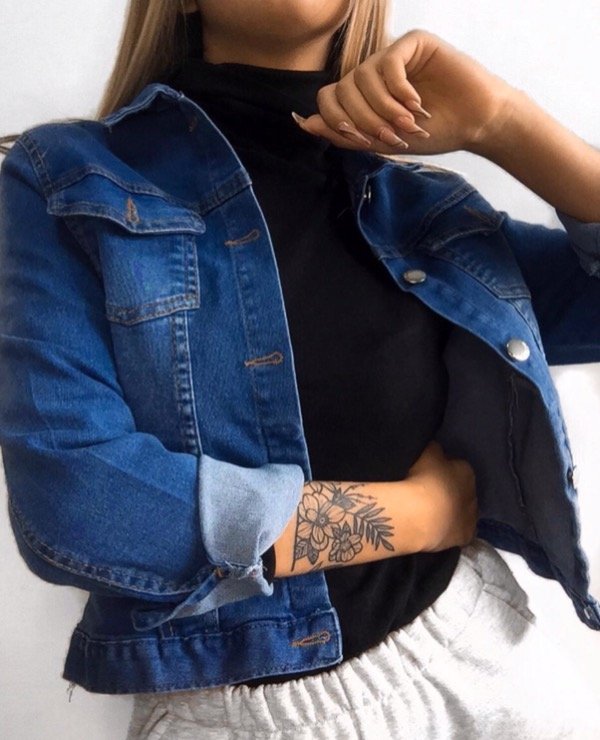 Campera MIA De Jean Elastizado- - Tempo Indumentaria