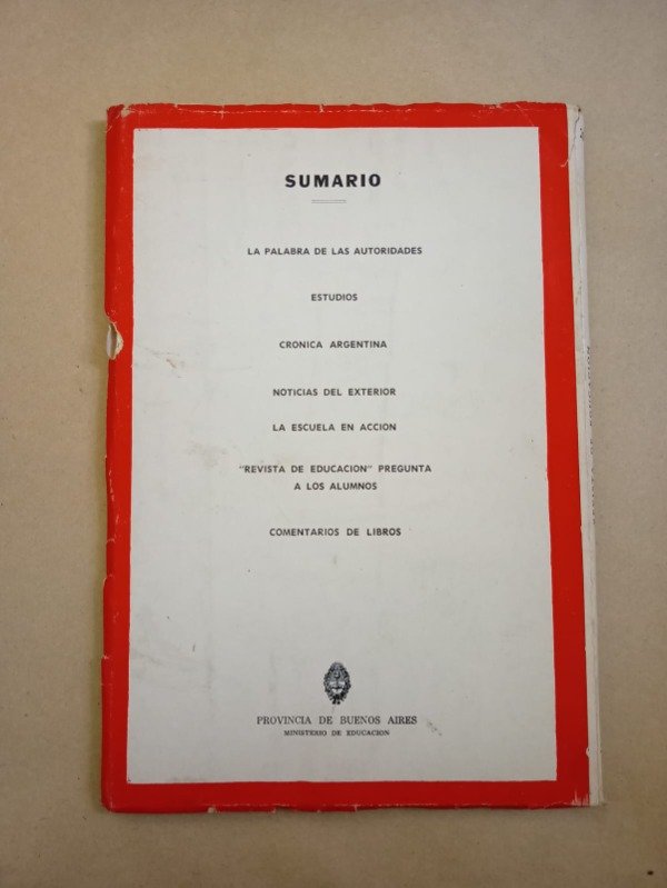 Producto - Revista de educación #20 - Autores varios - Ministerio de educación 1968 - 1