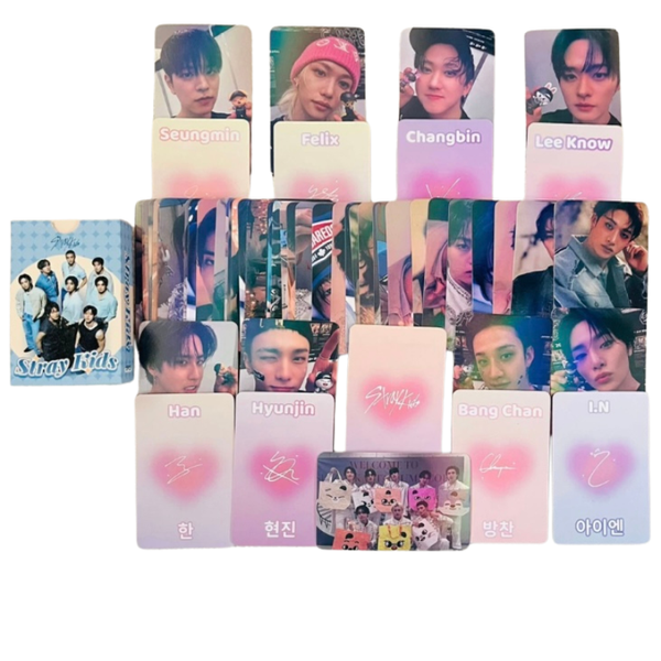 Producto - Cartas Polaroids en caja Stray Kids