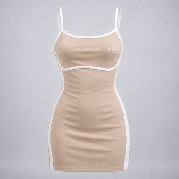 Producto - Vestido Deportivo FOCUS FIT DRESS beige - 1