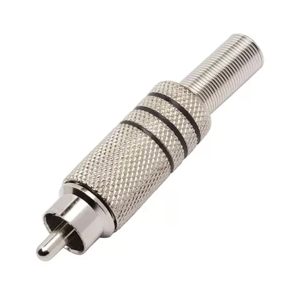 Producto - PLUG RCA METALICOS (NEGRO)