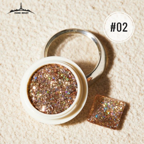 Producto - Glitter Pluma de Pavo #02