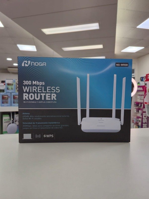 Producto - Router 300Mbps 4 Antenas Noga NG-WR08