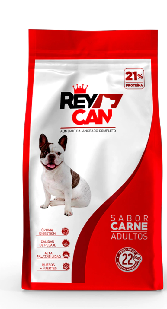 Producto - REY CAN ADULTO CARNE X 22KG
