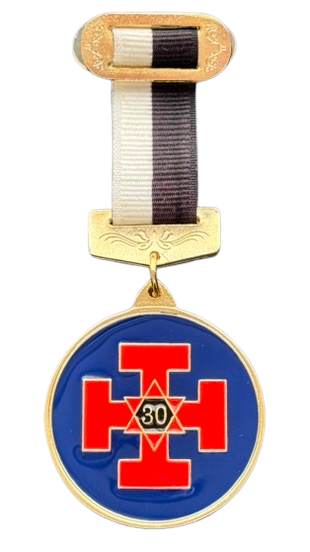 Producto - Medalla Grado 30 / Caballero Kadosh (Joya Cardíaca) - 0