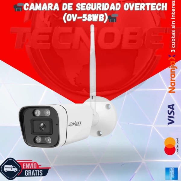 Producto - CAMARA DE SEGURIDAD OVERTECH OV-58WB