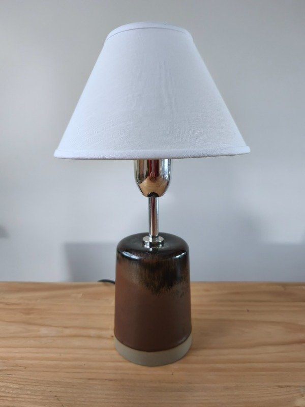 Producto - Lámpara gres marrón