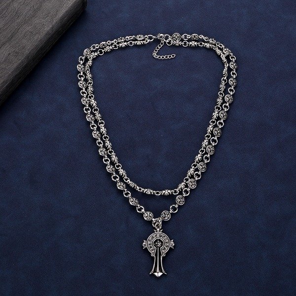 Producto - Collar Chrome Hearts Doble Cadena