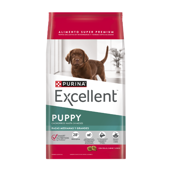 Producto - Excellent Perro Cachorro Mediano y Grande 20 Kg
