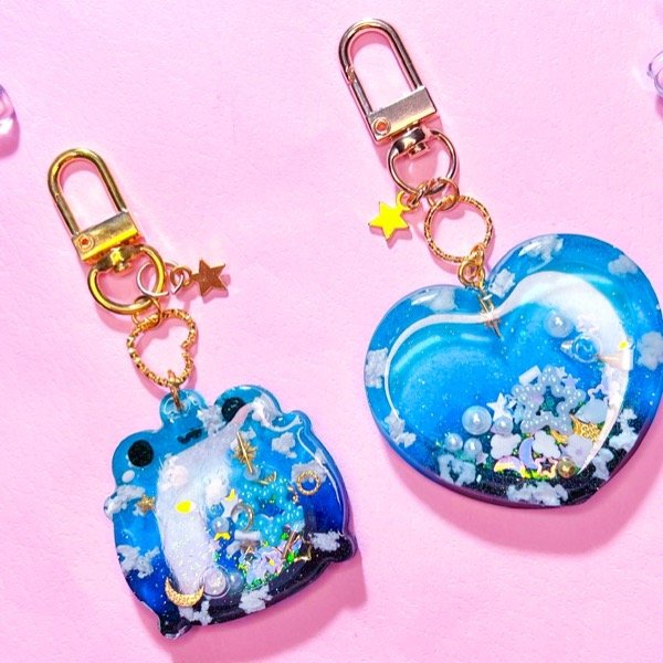 Producto - Shakers Froggie Corazón Nubes (Cielo Estrellado)