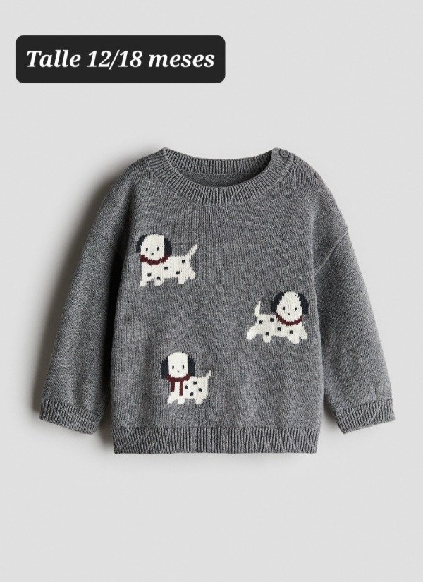 Producto - Sweater hilo HyM talle 12/18 meses perro