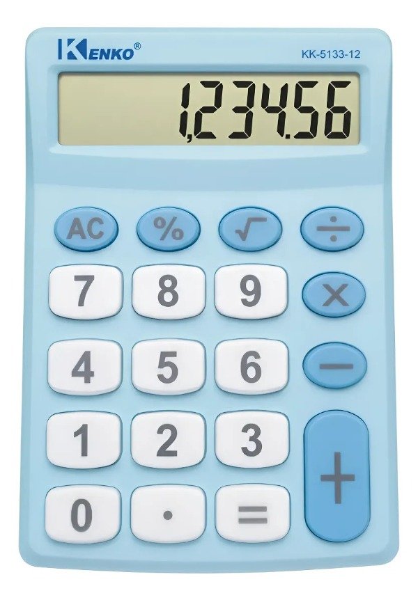 Producto - Calculadora Kenko KK 5133 12 CELESTE - 0