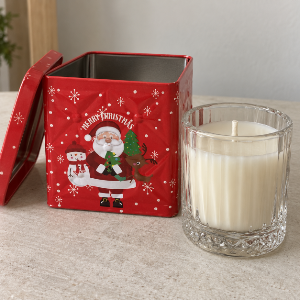 Producto - LATA CUADRADA NAVIDAD 9x9x9 - SOLO POR TIENDA ONLINE