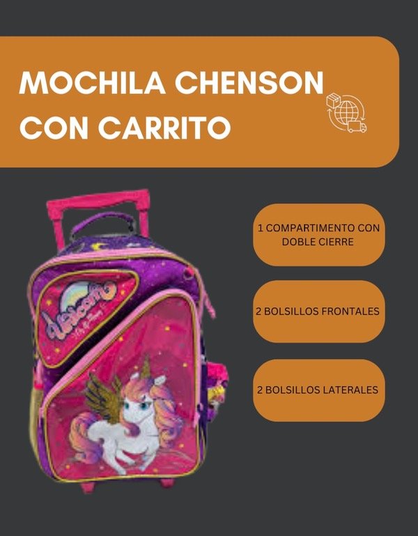 Producto - Mochila Unicornio con carrito