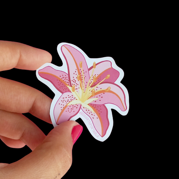 Producto - Sticker Vinilo Lirio