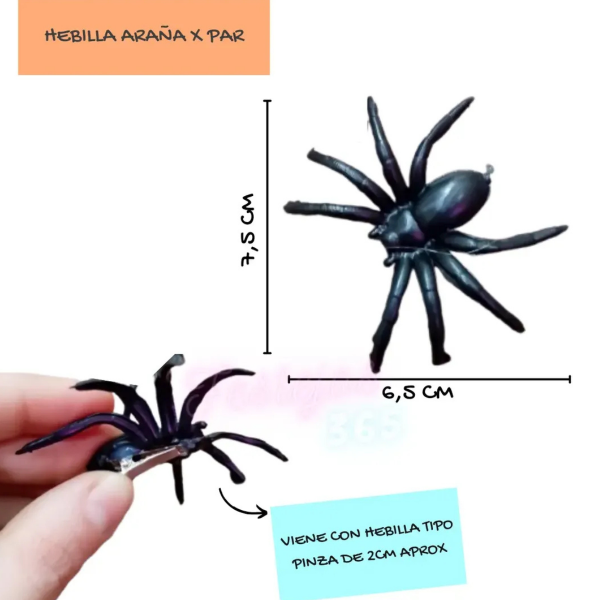 Producto - Hebillas Araña x par Pintafan - 1