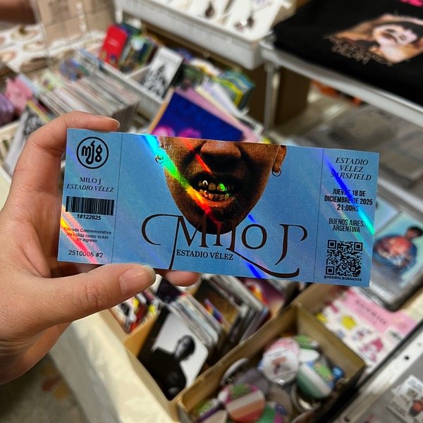 Producto - Entradas de recuerdo 14x6 HOLOGRAFICAS - MILO J Estadio Vélez