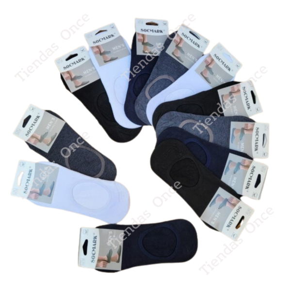 Producto - Medias invisibles de caballero - Por docena