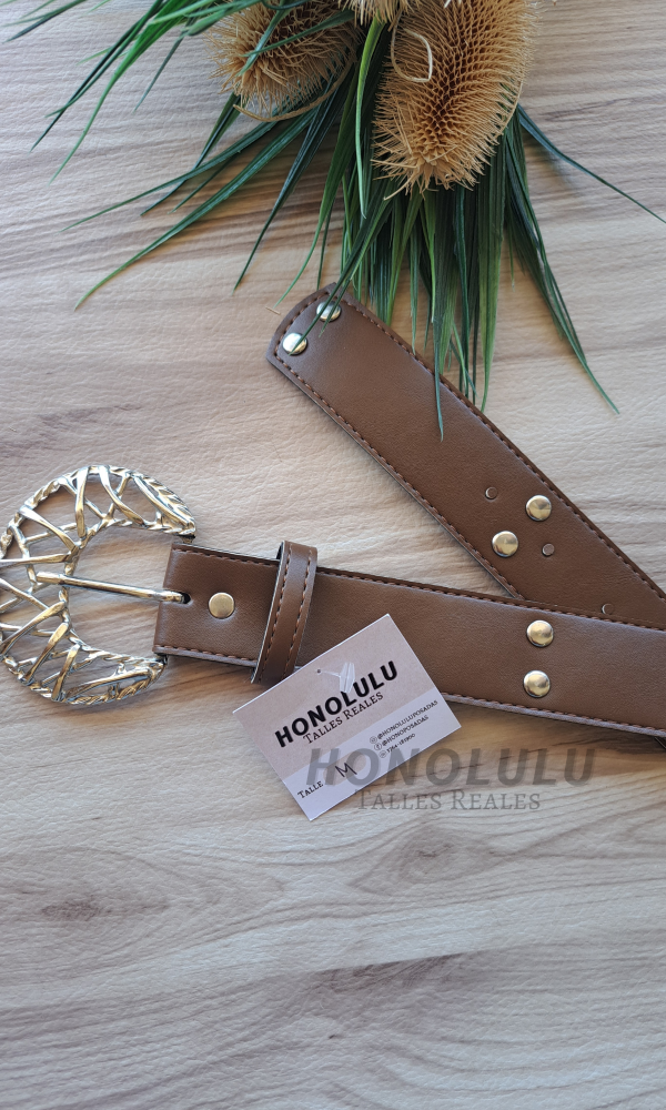 Producto - Cinto Raíz Marrón