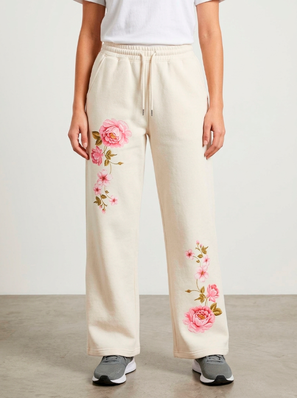 Producto - Pantalón Baggy Jogging Rosas