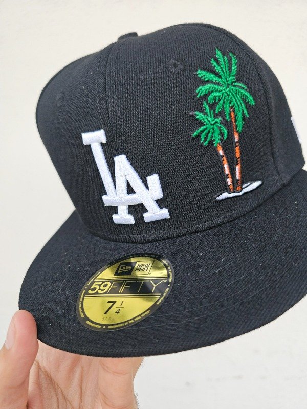 Gorra New Era Los Angeles Dodgers palm world series 1988 patch — imagen 2
