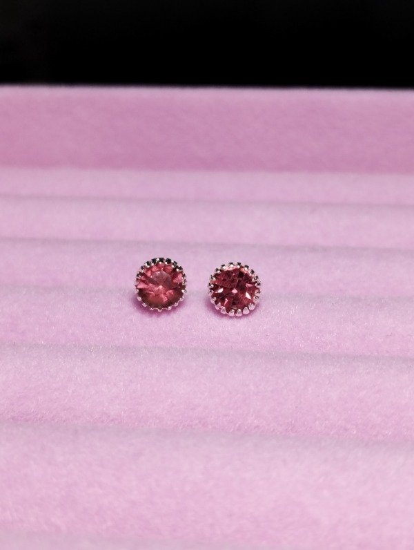 Producto - Abridores de plata cubic rosa