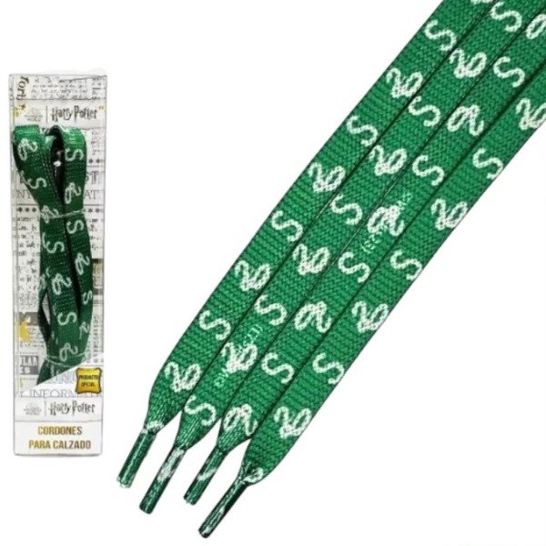 Producto - Cordones Oficial Harry Potter Slytherin