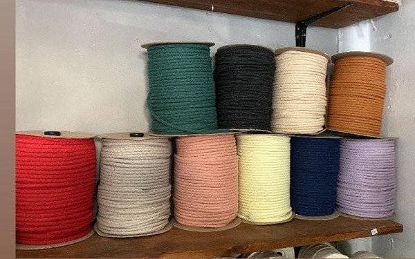 Producto - Pack por 2 Sogas algodon con relleno 7mm / 100 mts c/u