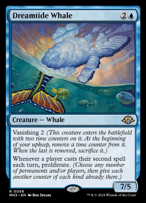 Producto - Dreamtide Whale  Modern Horizons 3