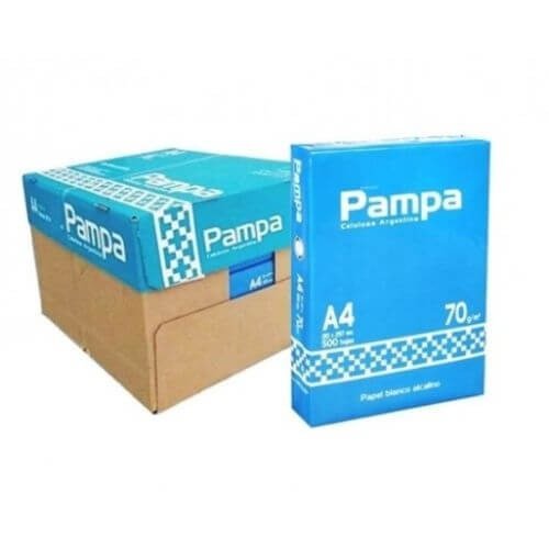 Producto - CAJA DE RESMA A4 PAMPA 70GR X 10 UNIDADES