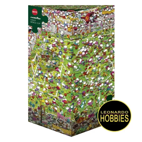 Producto - Crazy World Cup de Guillermo Mordillo 4000 Piezas Heye Triangular 29072