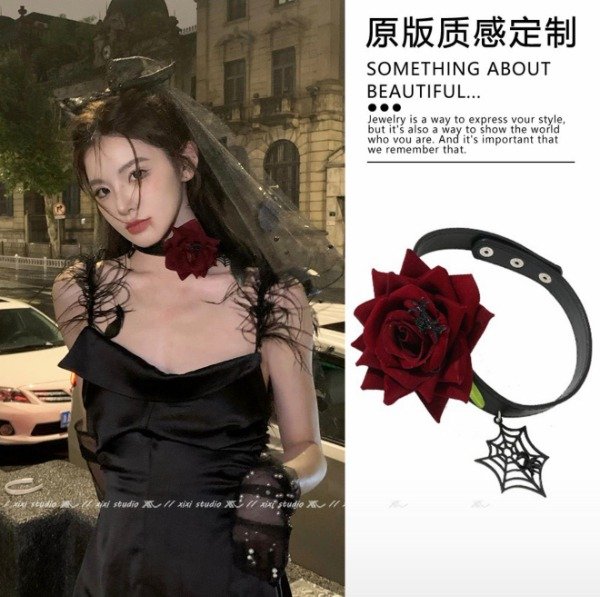 Producto - Chocker Rose Goth