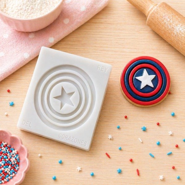Producto - molde de silicona CAPITAN AMERICA