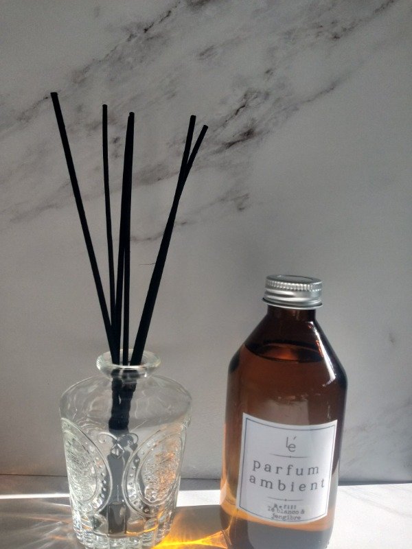 Producto - Difusor atemporal con varillas de rattan+ refill