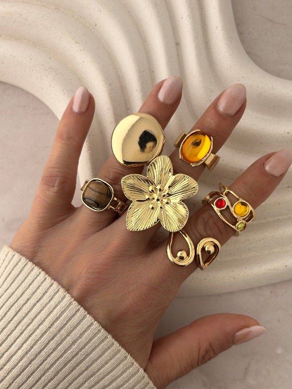 Producto - ANILLOS DORADOS REGULABLES 2404