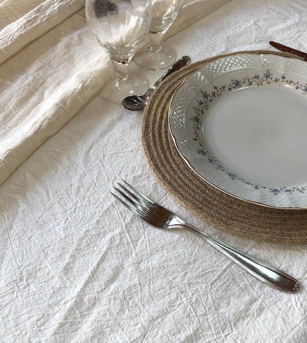 Producto - Plato de sitio de yute