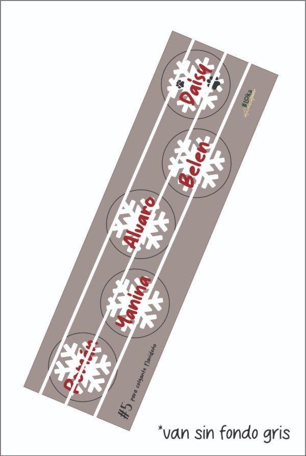 Producto - Estampas UV 8x28 Navidad #74