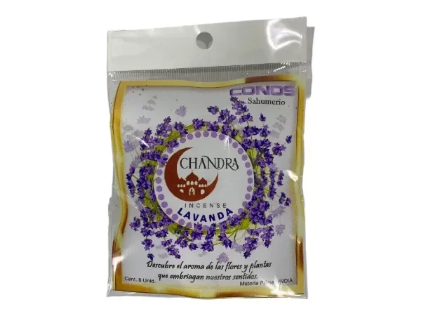 Producto - CONOS CHANDRA  LAVANDA 8 UNIDADES