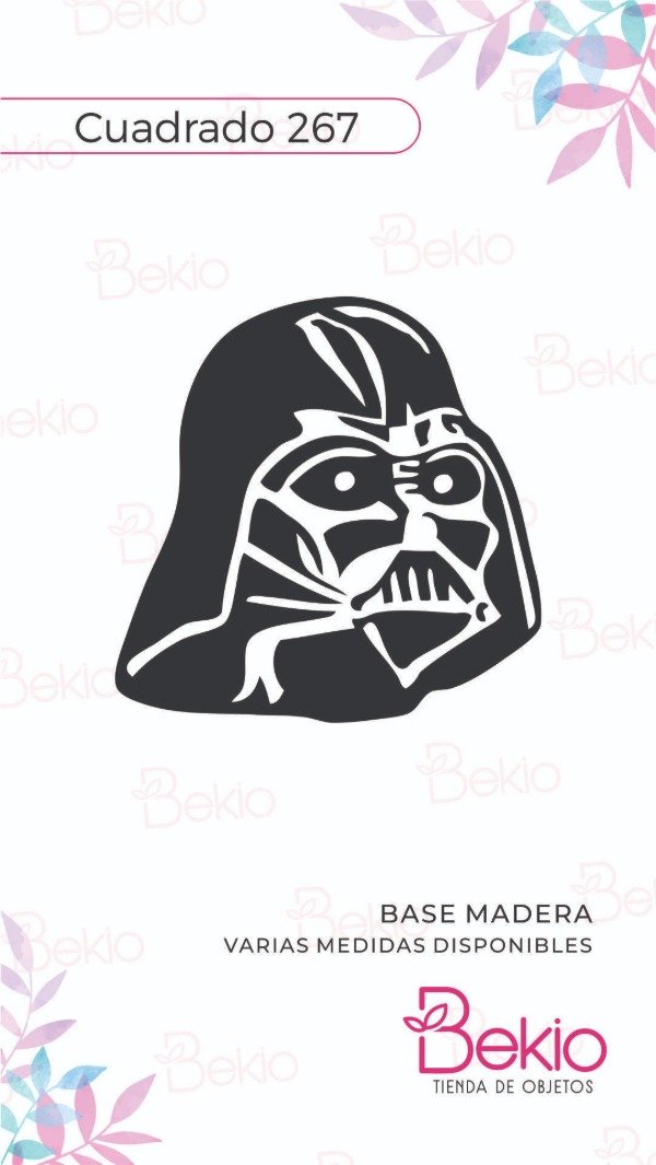 Producto - Sello Cuadrado 267 - Dark Vader